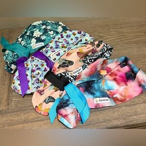 Bundle of 4 GUC KimKaps ponytail scrub caps